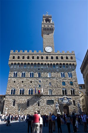 Palazzo Vecchio, Florence, Tuscany, Italy Stock Photo - Premium Royalty-Free, Code: 600-02176035