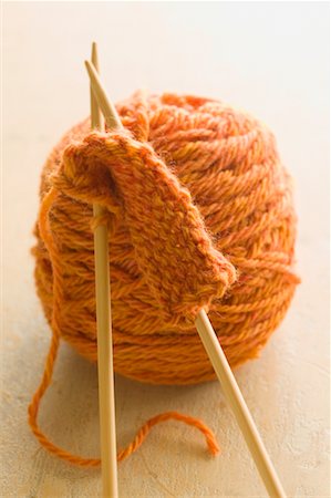 Wool and Knitting Needles Stock Photo - Premium Royalty-Free, Code: 600-02245327