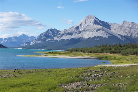 foothill - Abraham Lake, Alberta, Canada Stock Photo - Premium Royalty-Free, Code: 600-02264450