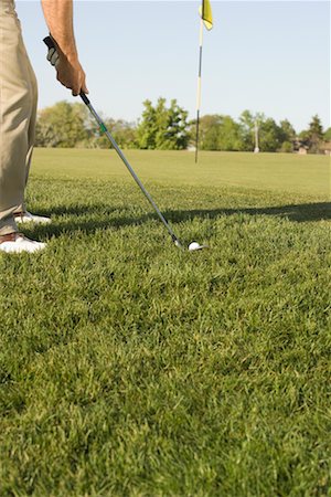 Man Playing Golf Foto de stock - Sin royalties Premium, Código: 600-02264572