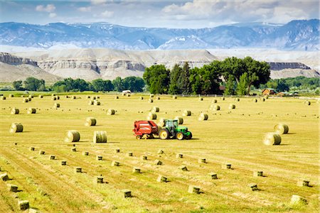 Des terres agricoles, Wyoming, USA Photographie de stock - Premium Libres de Droits, Code: 600-02371382