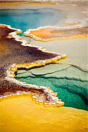 spring (body of water) - Doublet Pool, Yellowstone National Park, Wyoming, USA Stock Photo - Premium Royalty-Free, Code: 600-02371391