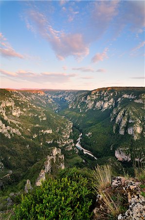 View of Gorges du Tarn From Point Sublime, Languedoc-Roussillon, France Stock Photo - Premium Royalty-Free, Code: 600-02590884