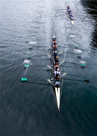 sport rowing teamwork - Head of the Trent Regatta on the Trent Canal, Peterborough, Ontario, Canada Stock Photo - Premium Royalty-Free, Code: 600-02620662