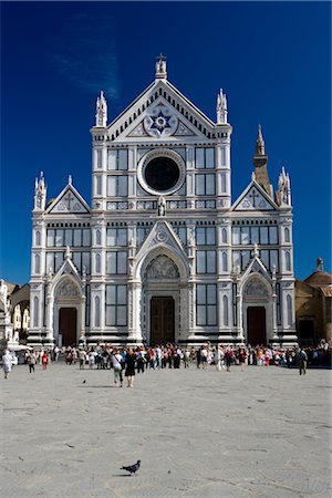 simsearch:600-06732623,k - Basilika di Santa Croce, Florenz, Toskana, Italien Stockbilder - Premium RF Lizenzfrei, Bildnummer: 600-02633396