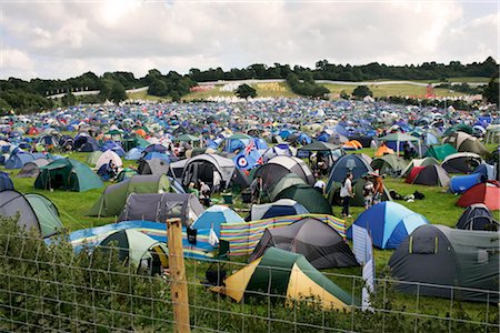 Glastonbury Festival, South West England, England Foto de stock - Sin royalties Premium, Código: 600-02633565