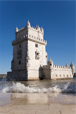 Tower of Belem, Belem, Lisbon, Portugal Stock Photo - Premium Royalty-Free, Code: 600-02645594