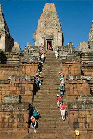 Pre Rup Temple, Angkor, Cambodia Stock Photo - Premium Royalty-Free, Code: 600-02669503