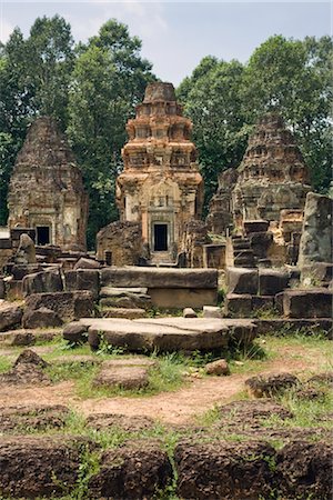 simsearch:600-02887087,k - Preah Ko Temple, Angkor, Cambodia Stock Photo - Premium Royalty-Free, Code: 600-02669518