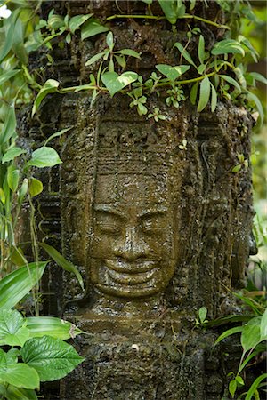 Buddha Sculpture, Siem Reap, Cambodia Stock Photo - Premium Royalty-Free, Code: 600-02669528