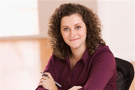 executive in the chair - Portrait of Businesswoman Stock Photo - Premium Royalty-Free, Code: 600-02670097