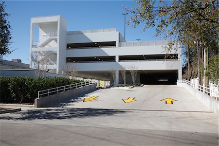 staircase arrow - Parking Garage Stock Photo - Premium Royalty-Free, Code: 600-02671007