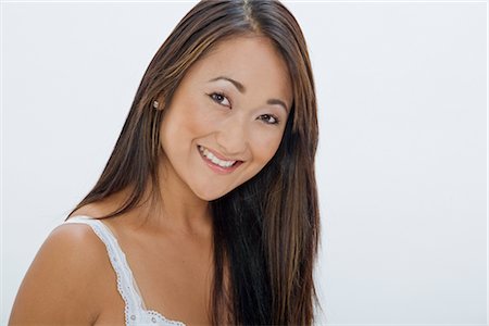 Portrait of Asian Woman Stock Photo - Premium Royalty-Free, Code: 600-02671206