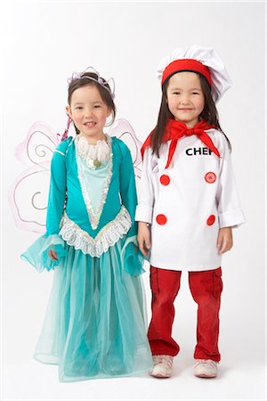 Girls in Costumes Stock Photo - Premium Royalty-Free, Code: 600-02693709