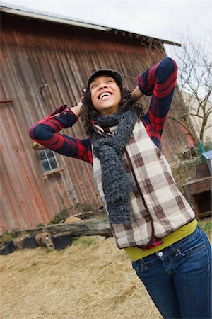 Teenage Girl on a Farm in Hillsboro, Oregon, USA Stock Photo - Premium Royalty-Free, Code: 600-02700706