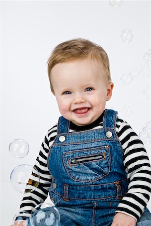 simsearch:600-02348921,k - Portrait of Baby Boy Surrounded by Bubbles Stock Photo - Premium Royalty-Free, Code: 600-02702752