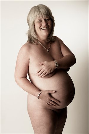 Portrait of Pregnant Woman Foto de stock - Sin royalties Premium, Código: 600-02723141