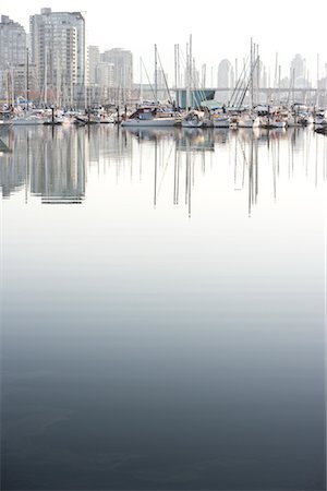 simsearch:600-01540973,k - Marina at False Creek, Vancouver, British Columbia, Canada Stock Photo - Premium Royalty-Free, Code: 600-02786896