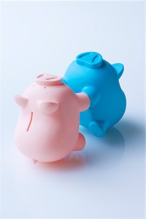Piggy Banks Stock Photo - Premium Royalty-Free, Code: 600-02797977