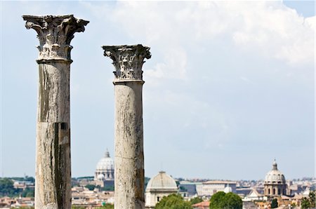 saint peter's basilica - Corinthian Roman Columns, Rome, Latium, Italy Stock Photo - Premium Royalty-Free, Code: 600-02828549