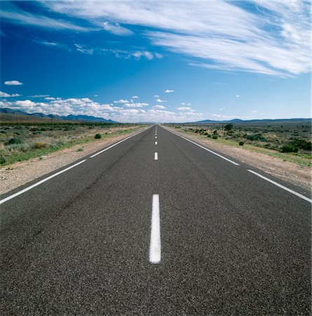 road horizon perspective photo - Highway, Australian Outback, Australia Stock Photo - Premium Royalty-Free, Code: 600-02886535