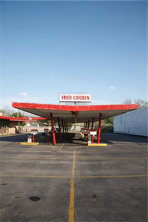 retro diner - Fried Chicken Restaurant Stock Photo - Premium Royalty-Free, Code: 600-02912098