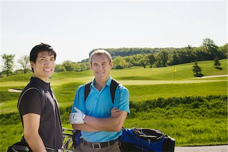 simsearch:600-02935461,k - Men at Golf Course Stock Photo - Premium Royalty-Free, Code: 600-02935456