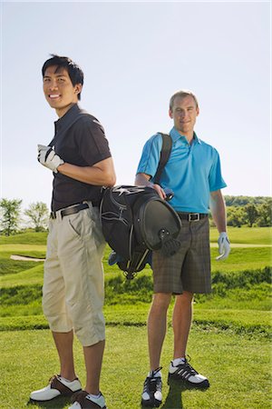Men on the Golf Course Stock Photo - Premium Royalty-Free, Code: 600-02935678