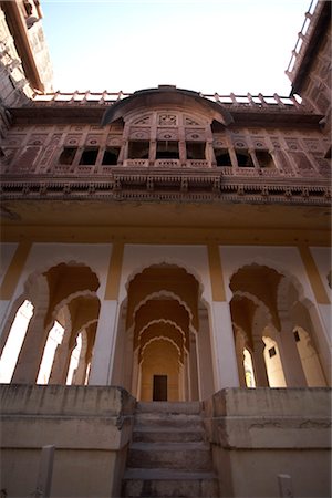 famous buildings in india - Mehrangarh Fort, Jodhpur, Rajasthan, India Stock Photo - Premium Royalty-Free, Code: 600-02958053