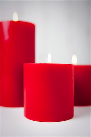 Lit Candles Foto de stock - Sin royalties Premium, Código: 600-02972926