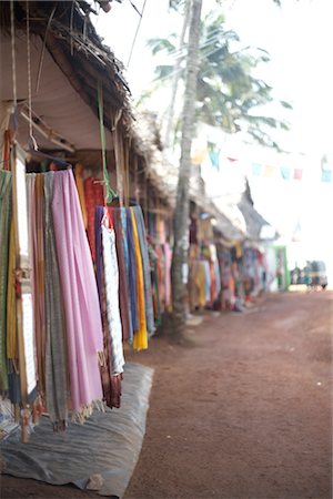 simsearch:600-02973036,k - Shops at Varkala Beach, Varkala, Kerala, India Stock Photo - Premium Royalty-Free, Code: 600-02973034