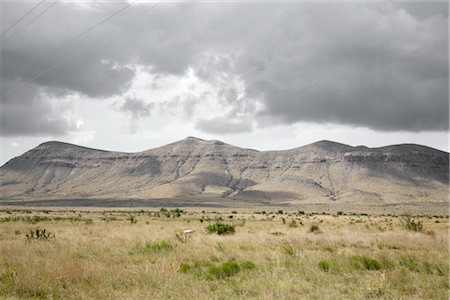 Glass Mountains, Brewster County, Texas, USA Foto de stock - Sin royalties Premium, Código: 600-03017359