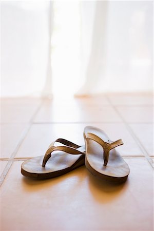 Close-up of Flip Flops, Punta Burros, Nayarit, Mexico Stock Photo - Premium Royalty-Free, Code: 600-03017892