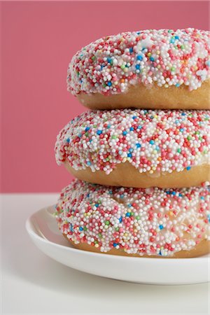 sprinkles - Stack of Doughnuts Stock Photo - Premium Royalty-Free, Code: 600-03069326