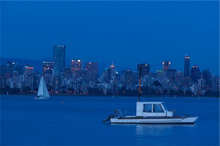 simsearch:600-03778001,k - Vancouver View From Jericho Beach, British Columbia, Canada Stock Photo - Premium Royalty-Free, Code: 600-03075305