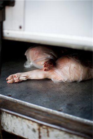 delivery truck - Pig's Feet in back of Delivery Truck Stock Photo - Premium Royalty-Free, Code: 600-03075418