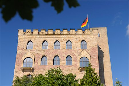 Hambach Castle, Neustadt an der Weinstrasse, Rhineland-Palatinate, Germany Stock Photo - Premium Royalty-Free, Code: 600-03152797