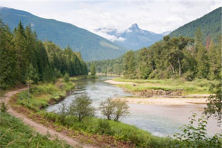 Slocan River, British Columbia, Canada Stock Photo - Premium Royalty-Free, Code: 600-03166538