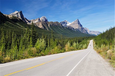 Icefields Parkway, Banff National Park, Alberta, Canada Foto de stock - Sin royalties Premium, Código: 600-03240624
