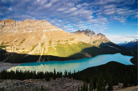 Peyto Lake, Banff National Park, Alberta, Canada Stock Photo - Premium Royalty-Free, Code: 600-03240621