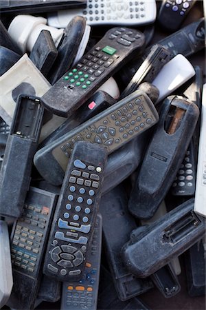 Broken TV Remote Controls Stock Photo - Premium Royalty-Free, Code: 600-03294786