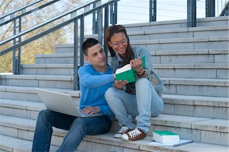 student (male) - Couple Studying Stock Photo - Premium Royalty-Free, Code: 600-03463100