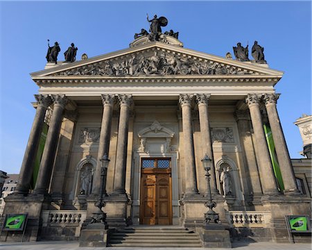 famous places in germany - Dresden Academy of Fine Arts, Dresden, Saxony, Germany Stock Photo - Premium Royalty-Free, Code: 600-03478673