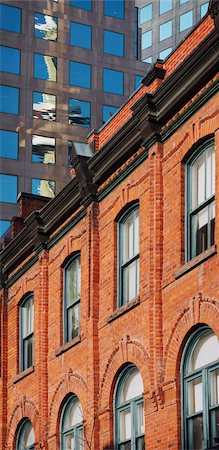 Old and New Buildings in Downtown Toronto, Ontario, Canada Stock Photo - Premium Royalty-Free, Code: 600-03502722