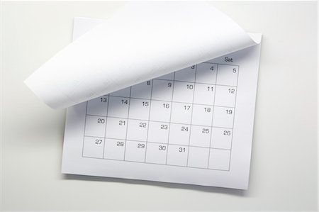 flipped - Calendar Stock Photo - Premium Royalty-Free, Code: 600-03615745