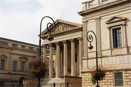 Courthouse, Montpellier, Herault, Languedoc-Roussillon, France Stock Photo - Premium Royalty-Free, Code: 600-03644849