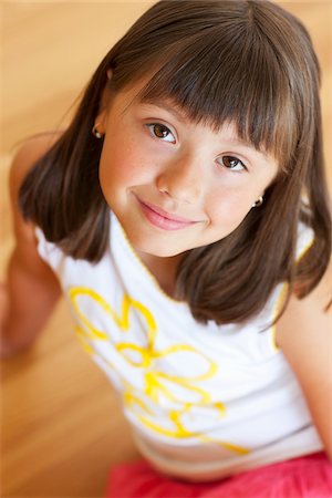 preteen eyes - Portrait of Girl Stock Photo - Premium Royalty-Free, Code: 600-03696749