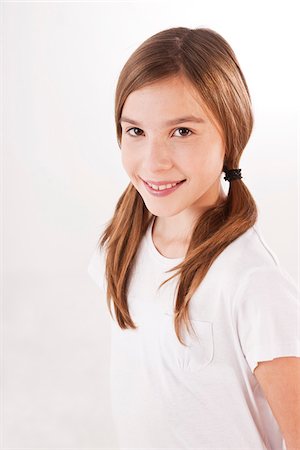 Portrait de jeune fille Photographie de stock - Premium Libres de Droits, Code: 600-03697812