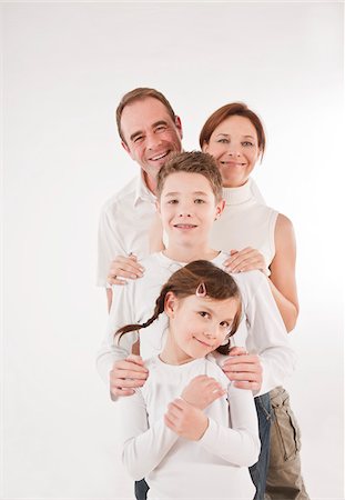 studio father son portraits - Portrait of Family Stock Photo - Premium Royalty-Free, Code: 600-03697902