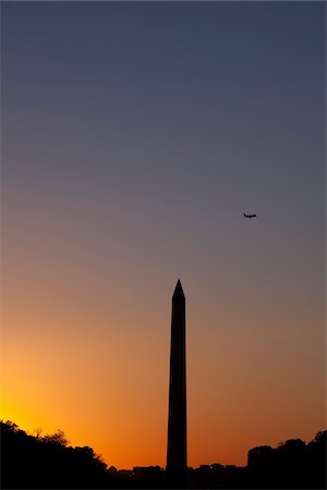sunrise famous places - Washington Monument, Washington, DC, USA Stock Photo - Premium Royalty-Free, Code: 600-03698460